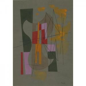 SMYTHE Willard Grayson 1906-1995,Abstract Forms,1970,Treadway US 2012-05-20