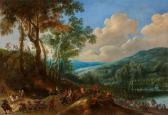 SNAYERS Pieter 1592-1667,Ambush in a Hilly Landscape,Lempertz DE 2021-07-15