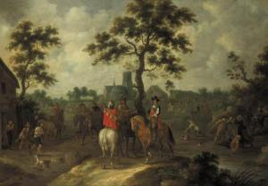 SNAYERS Pieter 1592-1667,An ambush in a village,Christie's GB 2001-03-20