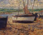 SNELL Henry Bayley 1858-1943,''Beached at Low Tide'',Shannon's US 2005-10-20