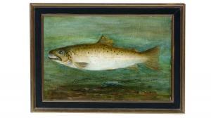 SNELL PETER 1935,Brown Trout Caught by Martin Snell,1975,Anderson & Garland GB 2023-04-27