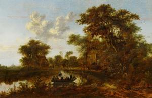 SNELLINCK Cornelis 1605-1669,Canal Landscape with Farmsteads,Van Ham DE 2022-05-19