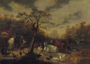 SNELLINCK Cornelis 1605-1669,L'Arche de Noé,Christie's GB 2013-04-15