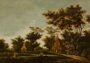 SNELLINCK Cornelis 1605-1669,Village Landscape,Van Ham DE 2021-11-18