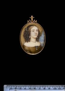 SNELLING Matthew 1621-1678,A Lady, wearing brown dress with white underslip, ,Sotheby's 2007-11-21