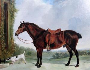 SNOW John Wray 1801-1854,A Bay hunter and dog,Bellmans Fine Art Auctioneers GB 2019-09-10