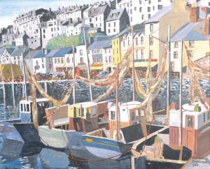 SNOWDEN MICHAEL 1930,Brixham Harbour,1961,John Nicholson GB 2014-07-09