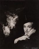 SNOWDON Antony,Marlene Dietrich in top hat, smoking, at the Café ,1955,William Doyle 2022-06-21