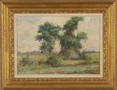 SNYDER Clarence 1873-1948,Landscape with cottage,Alderfer Auction & Appraisal US 2008-06-13