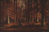 SNYDER William McKendree 1849-1930,Autumn Beech Woods,1900,Treadway US 2004-05-23