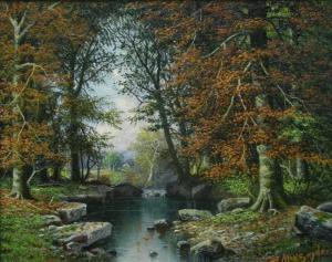 SNYDER William McKendree 1849-1930,Autumn Stream,Wickliff & Associates US 2021-11-20