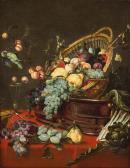 SNYDERS Frans 1579-1657,Früchtestillleben mit Papagei,Hargesheimer Kunstauktionen DE 2013-03-23
