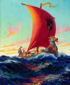 SOARE William Fulton 1896-1940,The Viking Ship,Heritage US 2009-07-15