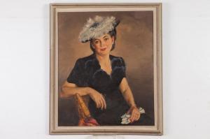 SOBLE John Jacob 1893-1993,PORTRAIT OF GOLDIE ZEITLIN,Sloans & Kenyon US 2020-03-22