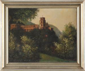 SOBOLENSKY E W 1900,Blick auf die Heidelberger Schlossruine122),Leipzig DE 2014-03-01