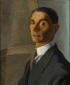 SOBRERO Emilio 1890-1964,Autoritratto a mezza busto,1924,Bertolami Fine Arts IT 2014-12-17