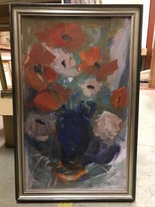 SOEDER Jane 1934,Poppies in blue vase,Moore Allen & Innocent GB 2021-12-08