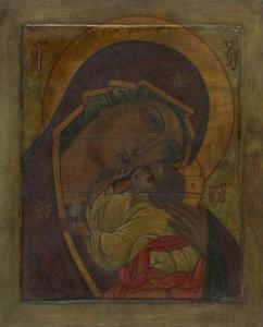 SOFRONOV PIMEN 1898-1973,Theotokos,MacDougall's GB 2007-06-15