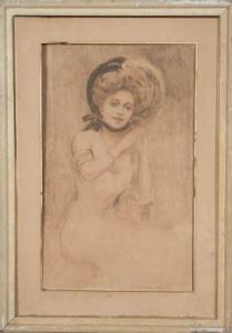 SOHN RETHEL OTTO 1877-1949,Portrait d'une élégante,1907,Conan-Auclair FR 2021-07-08