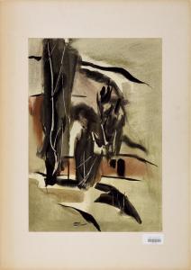 Sohrab Sepehri 1928-1980,Untitled,1960,Sotheby's GB 2023-10-24