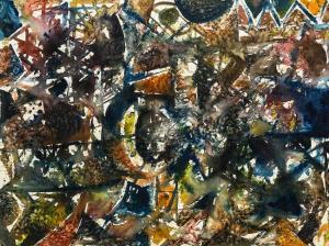 SOKHAYA Charles Nkosi 1949,Abstract,1992,5th Avenue Auctioneers ZA 2015-10-04