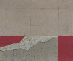 SOKIC CUCA 1914-2009,Composition abstraite en rouge et gris,Baron Ribeyre & Associés FR 2016-06-17