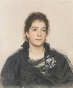 SOKOLOV Alexander Petrovich 1829-1913,PORTRAIT OF A WOMAN,Sotheby's GB 2013-11-26