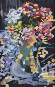 SOKOLOV Oleg Arkadevich 1919-1990,Vase with falling petals,Peter Wilson GB 2022-07-01