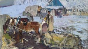 SOKOLOV VASSILLI 1915-2013,Teahouse by the road,1955,Christie's GB 2016-11-28