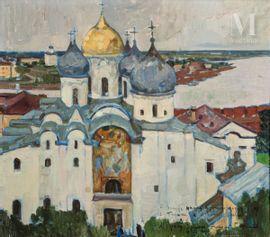 SOKOLOV Vladimir 1923-1998,Basilique orthodoxe,1961,Millon & Associés FR 2021-05-18