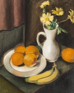 SOLAROVá Vejrychová Božena 1892-1978,Still Life with Oranges and Bananas,Palais Dorotheum 2019-05-25