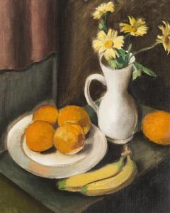 SOLAROVá Vejrychová Božena 1892-1978,Still Life with Oranges and Bananas,Palais Dorotheum 2016-09-24