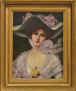 SOLBIAC Albert,Portrait of Lady in Lilac,Leonard Joel AU 2014-03-25