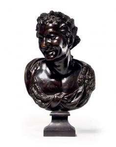 SOLDANI Massimiliano Benzi 1656-1740,A BRONZE BUST OF BACCHUS,Christie's GB 2007-07-05