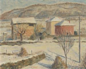SOLDATI Giuseppe 1902-1955,Winterliche Landschaft,Dobiaschofsky CH 2010-11-10