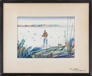 SOLDWEDEL Frederic A 1886-1957,duck hunter,1932,South Bay US 2019-01-26