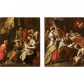 SOLIMENA Francesco Ciccio 1657-1747,nascita della vergine; nascita del battista,Sotheby's 2006-05-30