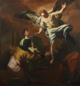 SOLIMENA Francesco Ciccio,The Archangel Gabriel appears to the Prophet Danie,Bonhams 2016-12-14