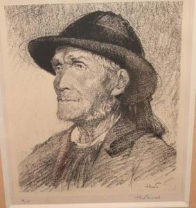 SOLLIER Henri Alexandre 1886-1966,Portrait de Bigouden,Daguerre FR 2008-05-23