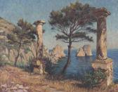SOLLMANN Paul 1886-1950,Säulen am Meer - Faraglioni Capri,1933,Kastern DE 2013-07-06