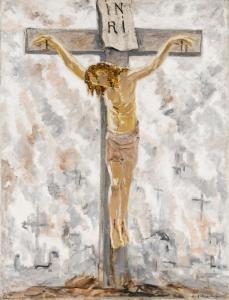 SOLOGUB Leonid Romanovitch 1884-1956,Crucifixion,MacDougall's GB 2024-04-10