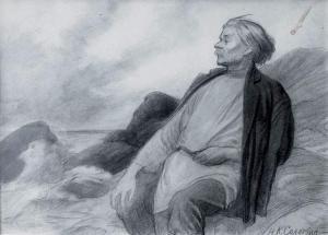 SOLOMINE Nicolaï 1907,Gorki au bord de la mer,Boisgirard & Associés FR 2008-03-26