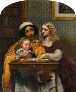 SOLOMON Rebecca 1832-1886,A Young Teacher,1861,Sotheby's GB 2022-03-23