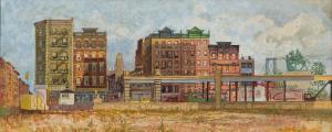 SOLOTAIRE Robert 1930-2008,Tenements, NYC,1978,Barridoff Auctions US 2023-11-18