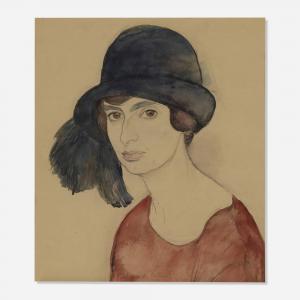 SOLOTAREFF Boris 1889-1966,Female Portrait,Toomey & Co. Auctioneers US 2023-07-26