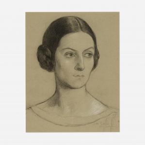 SOLOTAREFF Boris 1889-1966,Portrait of a Woman,Toomey & Co. Auctioneers US 2024-02-15