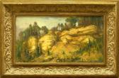SOLOVJEV Arkadi 1902-1948,Skály a borový les,Antikvity Art Aukce CZ 2007-11-18