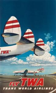 SOLTESZ FRANK 1912-1986,FLY TWA / TRANS WORLD AIRLINES,1952,Swann Galleries US 2017-10-26