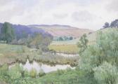 SOMERSCALES Tomas J. 1900-1938,River landscape,1913,Woolley & Wallis GB 2011-06-15
