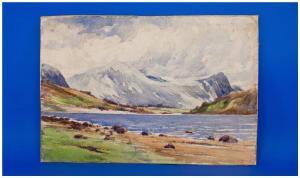 SOMERVILLE Alex,Watercolour of Glen Sannox, Scotland,Gerrards GB 2013-05-30